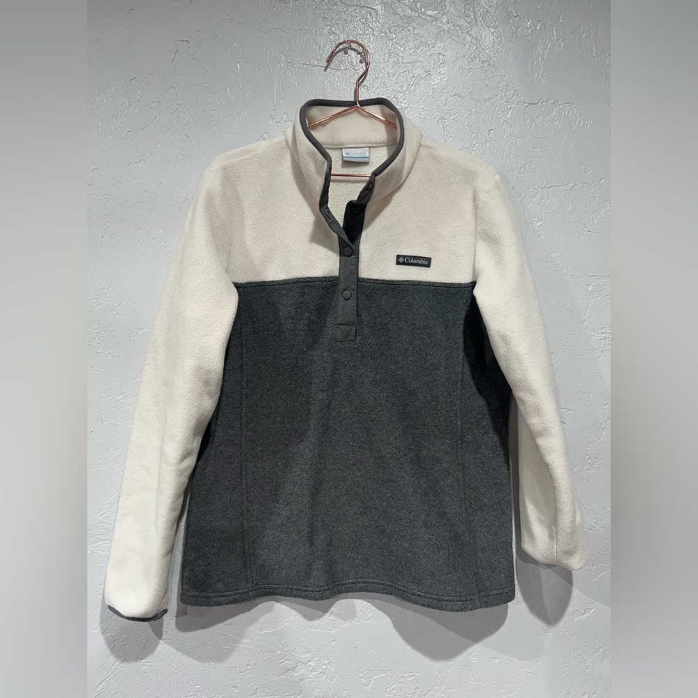 Columbia Two-Tone Fleece Pullover L